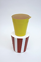 Bucket (striped) and Pail (yellow), 2006